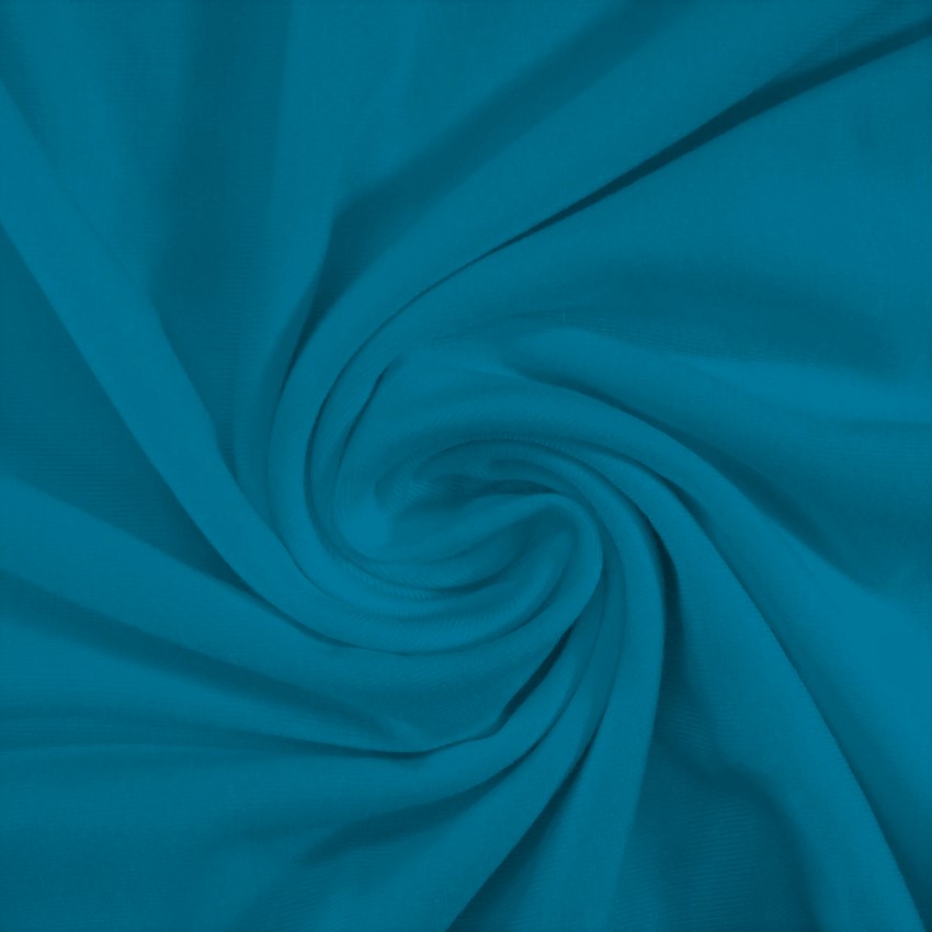 Cotton Jersey Spandex Cyan - Click Image to Close